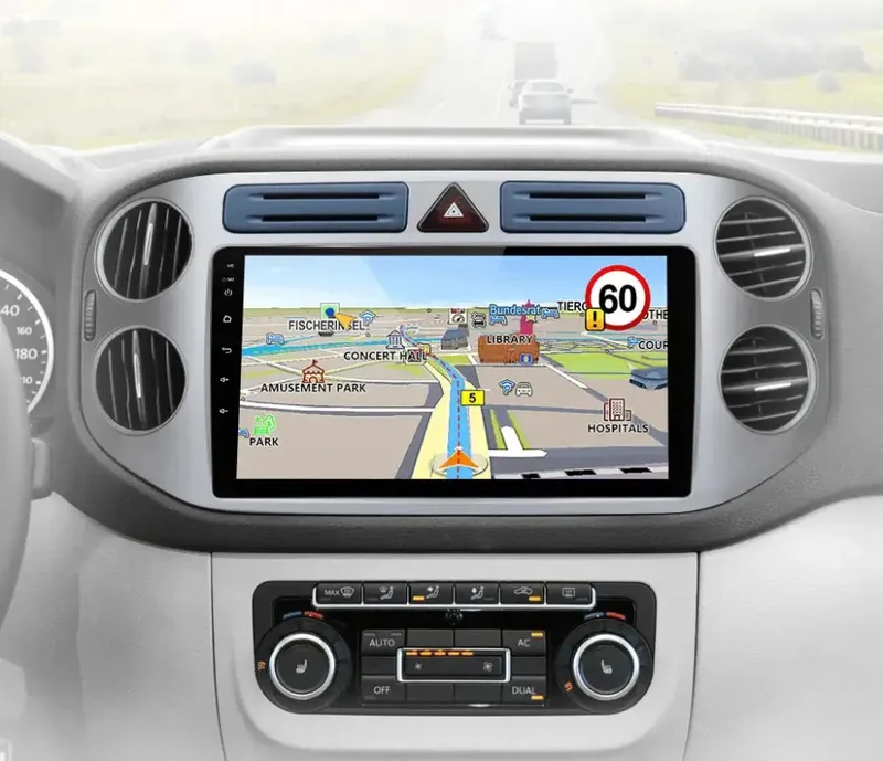 Radio Android do Volkswagen VW Tiguan (2006-2016) CarPlay Android Auto 4G WiFi GPS DSP