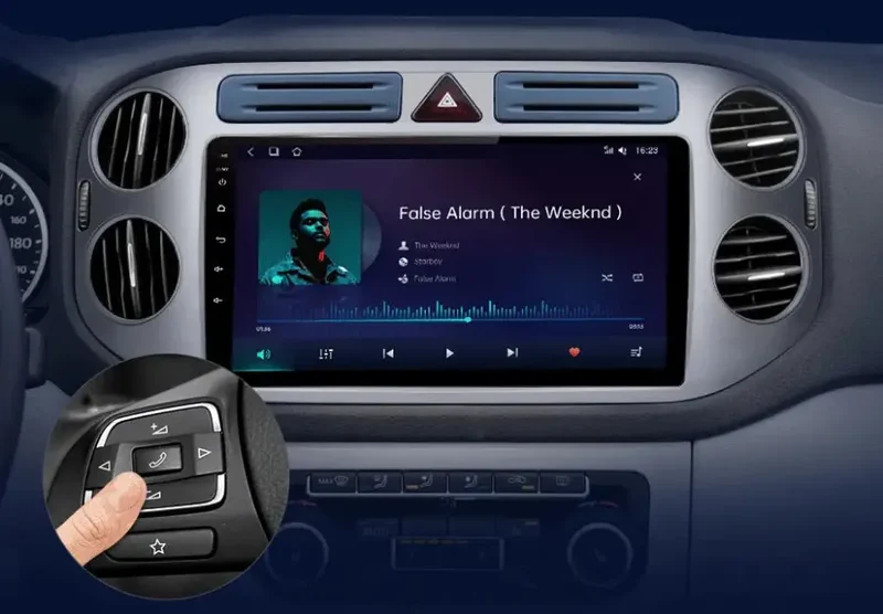 Radio Android do Volkswagen VW Tiguan (2006-2016) CarPlay Android Auto 4G WiFi GPS DSP