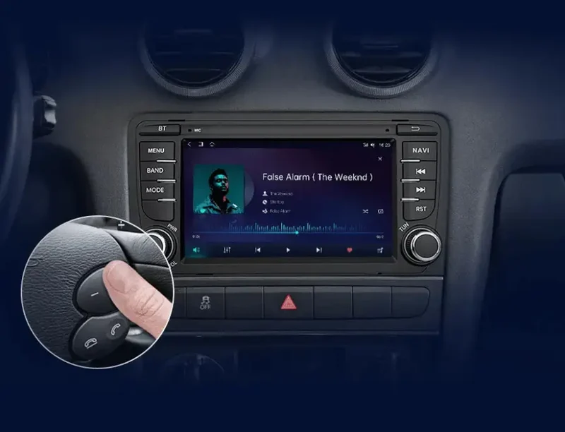 Radio Android do Audi A3 8P Sportback (2003-2011) CarPlay Android Auto 4G WiFi GPS DSP