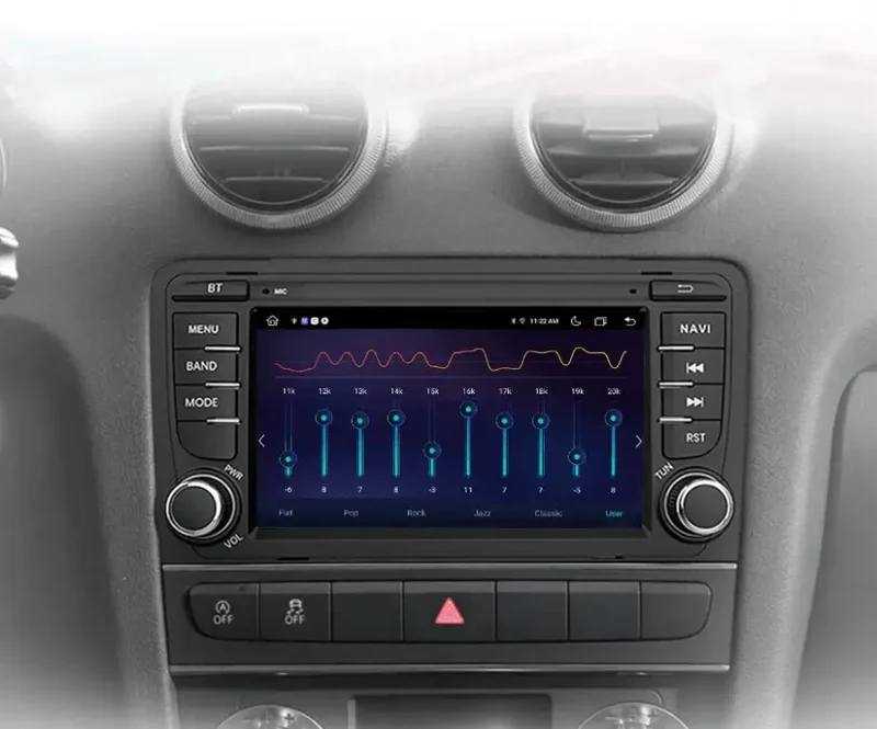 Radio Android do Audi A3 8P Sportback (2003-2011) CarPlay Android Auto 4G WiFi GPS DSP