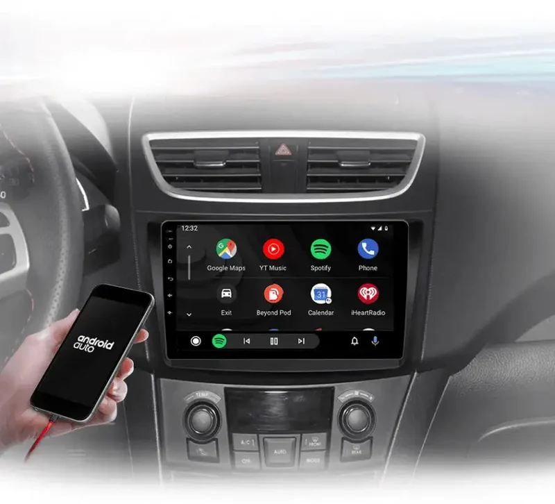 Radio Android do Suzuki Swift IV (2011-2017) CarPlay Android Auto 4G WiFi GPS DSP