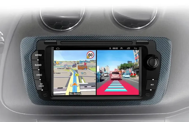 Radio Android do Seat Ibiza 6J (2009-2013) CarPlay Android Auto 4G WiFi GPS DSP