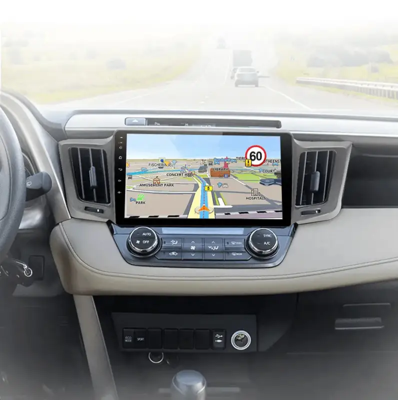 Radio Android do Toyota RAV4 (2012-2018) CarPlay Android Auto 4G WiFi GPS DSP