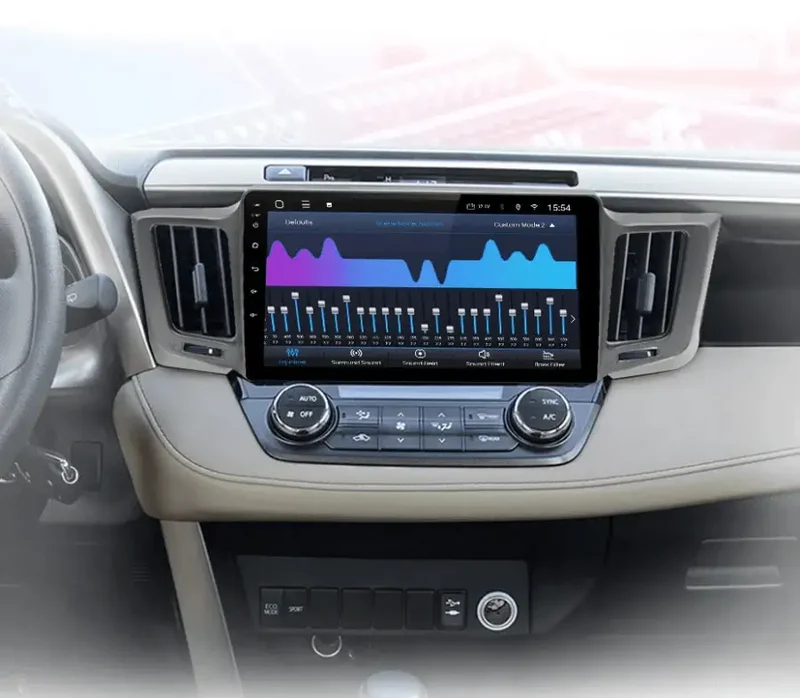 Radio Android do Toyota RAV4 (2012-2018) CarPlay Android Auto 4G WiFi GPS DSP