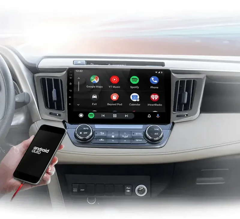 Radio Android do Toyota RAV4 (2012-2018) CarPlay Android Auto 4G WiFi GPS DSP