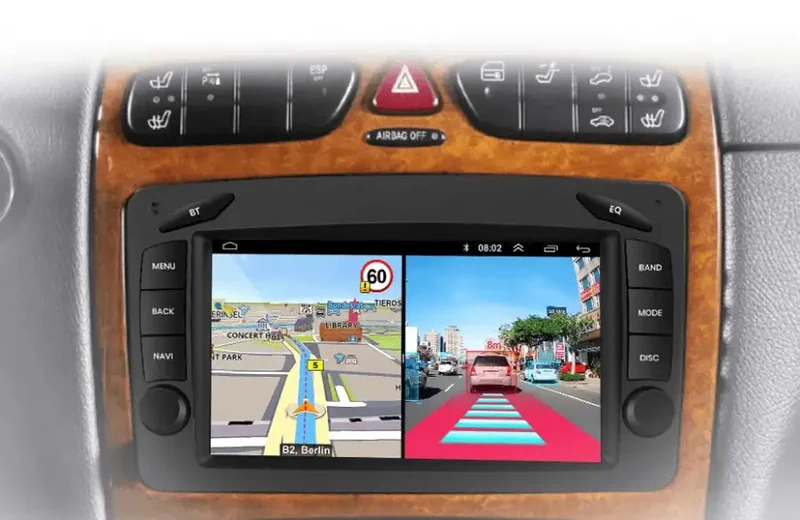 Radio Android do Mercedes-Benz CLK W209 C-Klasa W203 G-Klasa W463 CLK W208 CarPlay Android Auto 4G WiFi GPS DSP
