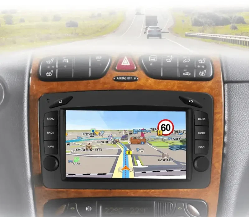 Radio Android do Mercedes-Benz CLK W209 C-Klasa W203 G-Klasa W463 CLK W208 CarPlay Android Auto 4G WiFi GPS DSP