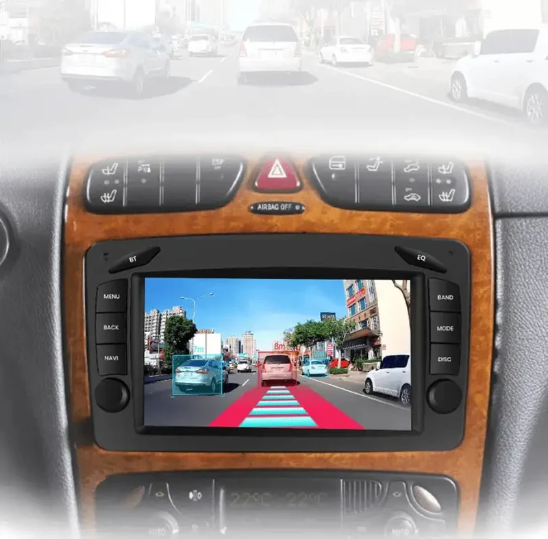 Radio Android do Mercedes-Benz CLK W209 C-Klasa W203 G-Klasa W463 CLK W208 CarPlay Android Auto 4G WiFi GPS DSP