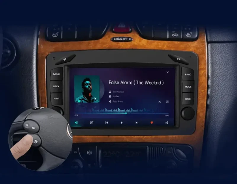 Radio Android do Mercedes-Benz CLK W209 C-Klasa W203 G-Klasa W463 CLK W208 CarPlay Android Auto 4G WiFi GPS DSP