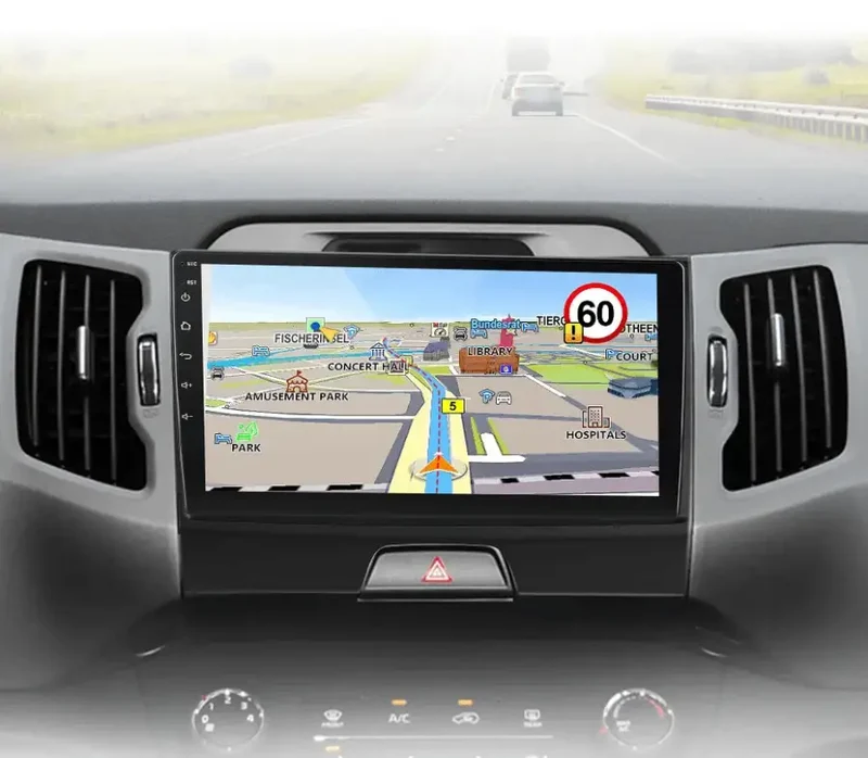 Radio Android do KIA Sportage III (2010-2016) CarPlay Android Auto 4G WiFi GPS DSP