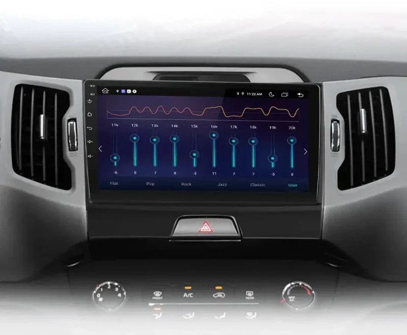 Radio Android do KIA Sportage III (2010-2016) CarPlay Android Auto 4G WiFi GPS DSP