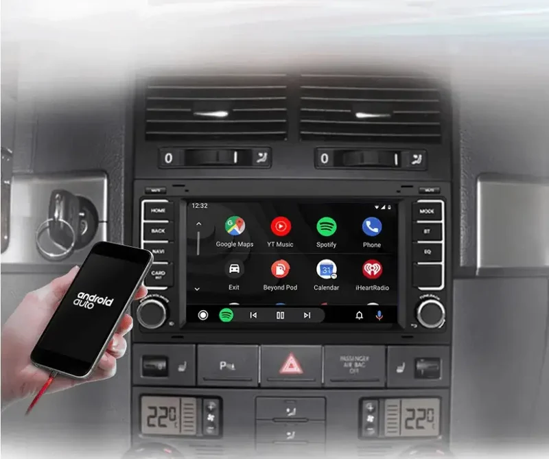 Radio Android do Volkswagen VW Touareg Multivan T5 Transporter T5 (2004-2009) CarPlay Android Auto 4G WiFi GPS DSP