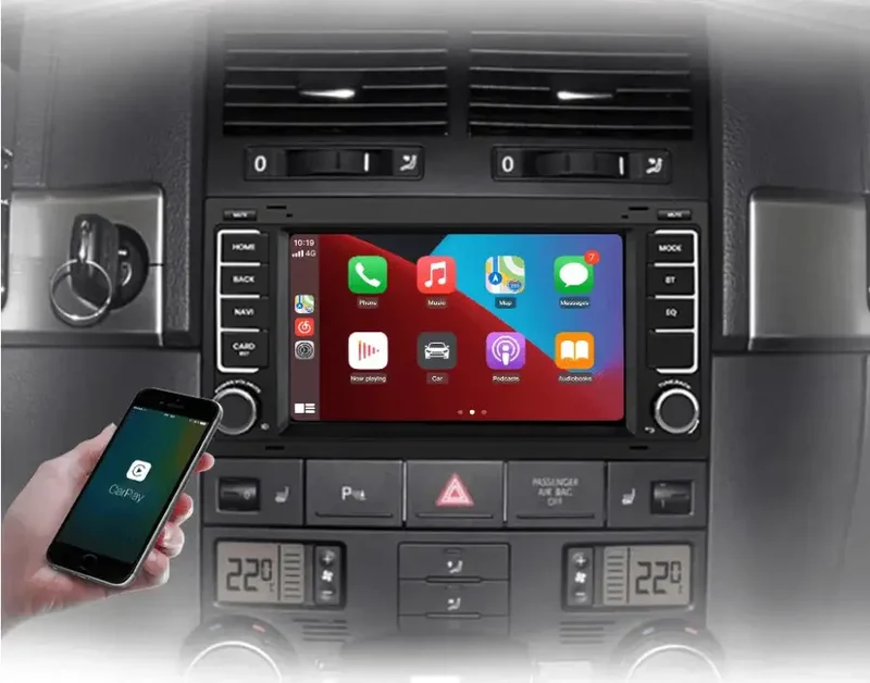 Radio Android do Volkswagen VW Touareg Multivan T5 Transporter T5 (2004-2009) CarPlay Android Auto 4G WiFi GPS DSP