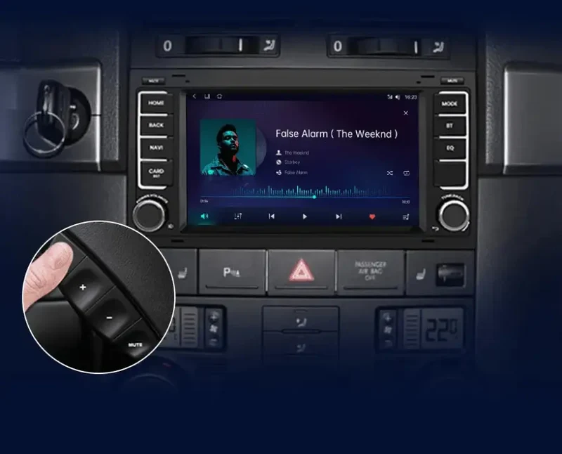 Radio Android do Volkswagen VW Touareg Multivan T5 Transporter T5 (2004-2009) CarPlay Android Auto 4G WiFi GPS DSP