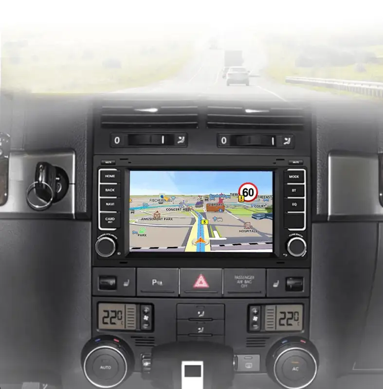 Radio Android do Volkswagen VW Touareg Multivan T5 Transporter T5 (2004-2009) CarPlay Android Auto 4G WiFi GPS DSP