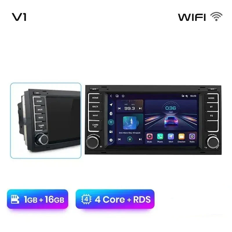 Radio Android do Volkswagen VW Touareg Multivan T5 Transporter T5 (2004-2009) CarPlay Android Auto 4G WiFi GPS DSP