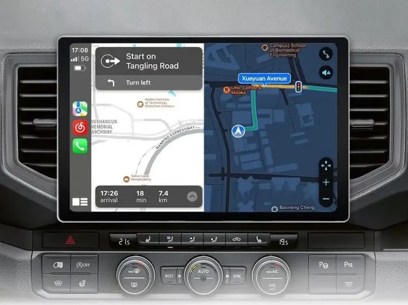 Radio Android do Volkswagen VW Crafter Multimedialne (2017-2021) CarPlay Android Auto 4G WiFi GPS DSP