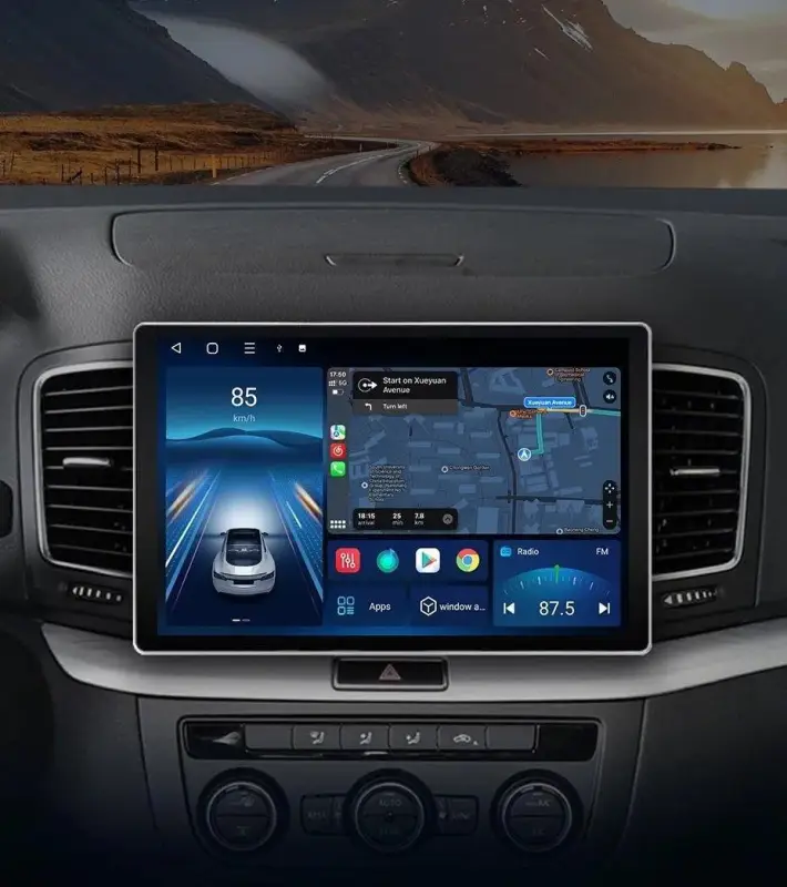 Radio Android do Volkswagen VW Sharan Multimedialne (2012-2018) CarPlay Android Auto 4G WiFi GPS DSP