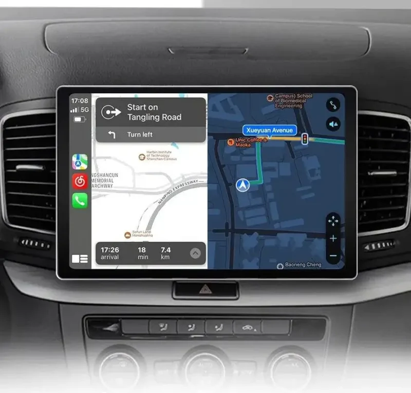 Radio Android do Volkswagen VW Sharan Multimedialne (2012-2018) CarPlay Android Auto 4G WiFi GPS DSP