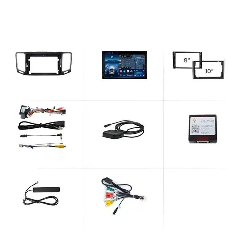 Radio Android do Volkswagen VW Sharan Multimedialne (2012-2018) CarPlay Android Auto 4G WiFi GPS DSP