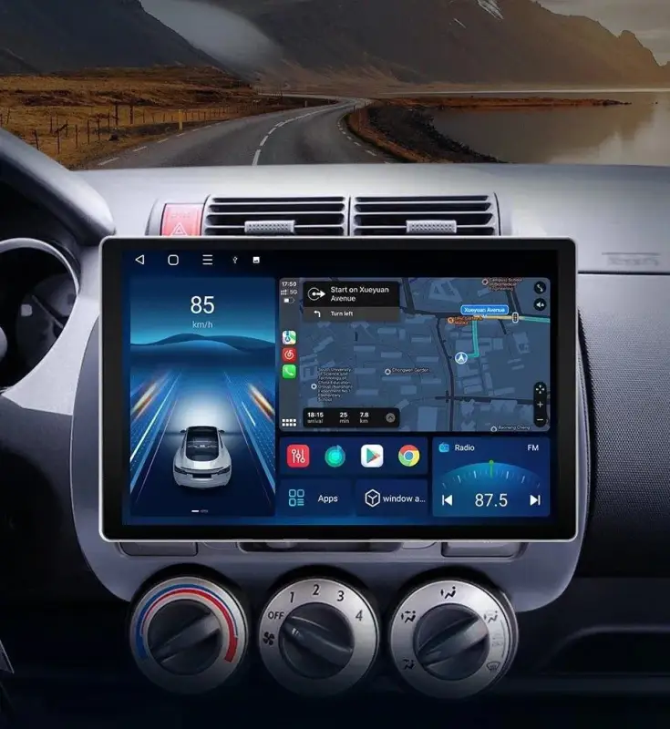 Radio Android do Honda Fit Jazz City Multimedialne (2002-2007) CarPlay Android Auto 4G WiFi GPS DSP
