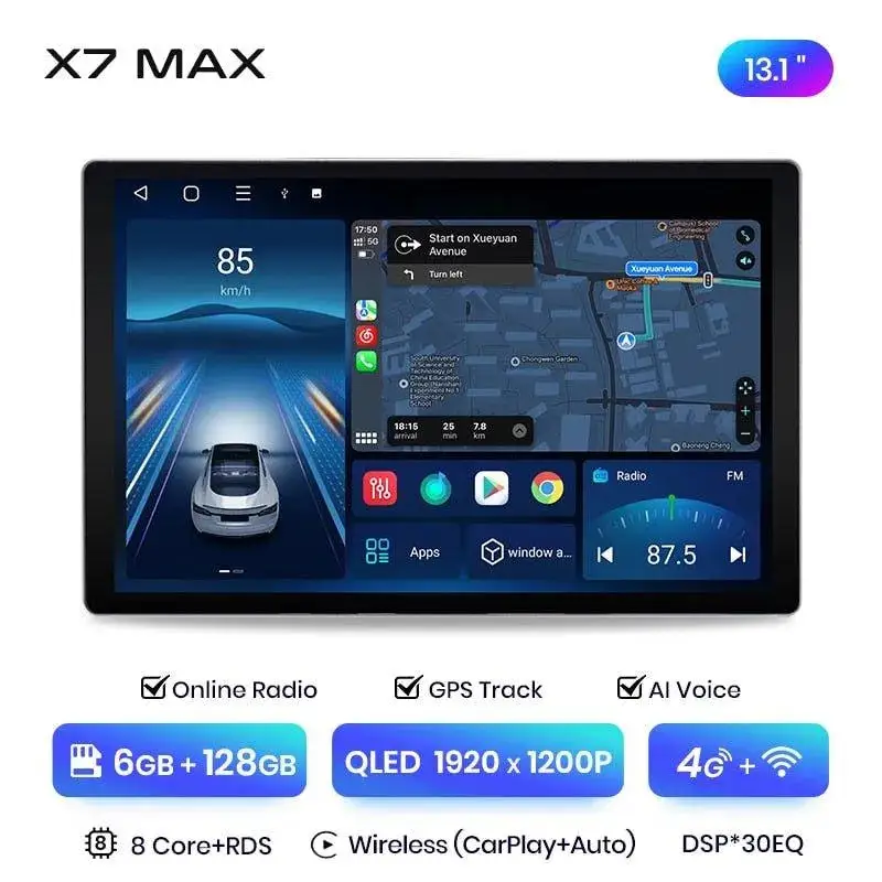 Radio Android do Honda Fit Jazz City Multimedialne (2002-2007) CarPlay Android Auto 4G WiFi GPS DSP