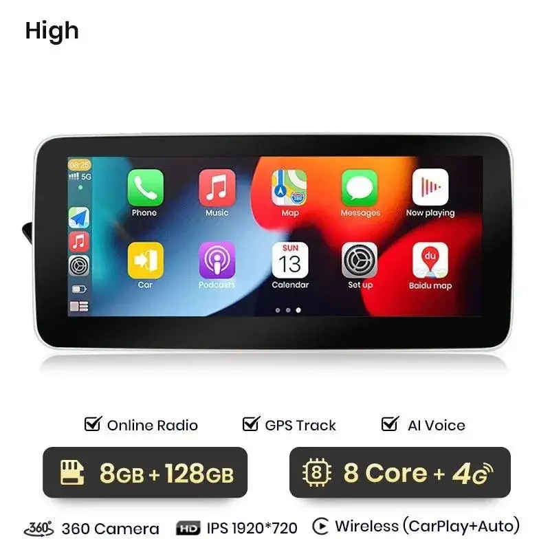 Radio Android do Audi A4 B8 A5 Dedykowany (2009-2016) CarPlay Android Auto 4G WiFi GPS DSP Ekran