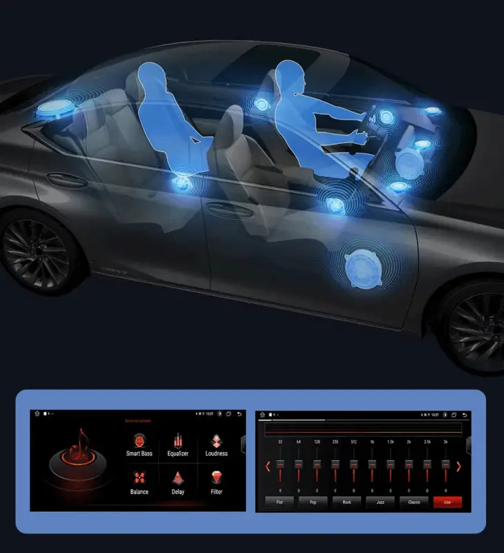 Radio Android do Audi Q5 Dedykowany (2009-2017) CarPlay Android Auto 4G WiFi GPS DSP Ekran