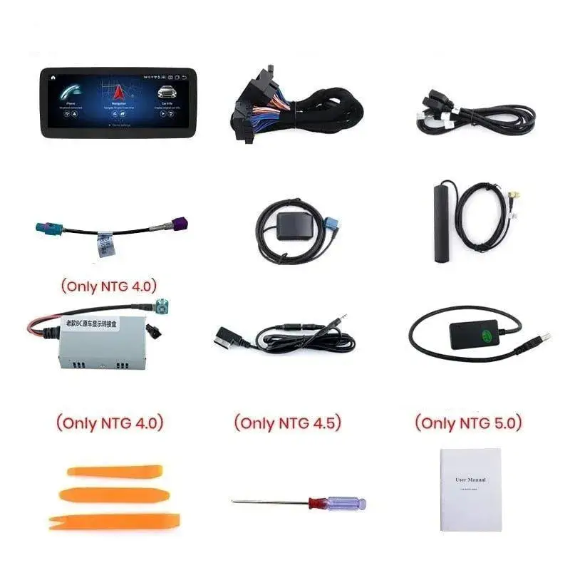 Radio Android do Mercedes-Benz GLK 250 GLK 280 GLK 300 Dedykowany (2008-2015) CarPlay Android Auto 4G WiFi GPS DSP Ekran