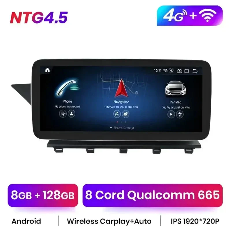 Radio Android do Mercedes-Benz GLK 250 GLK 280 GLK 300 Dedykowany (2008-2015) CarPlay Android Auto 4G WiFi GPS DSP Ekran