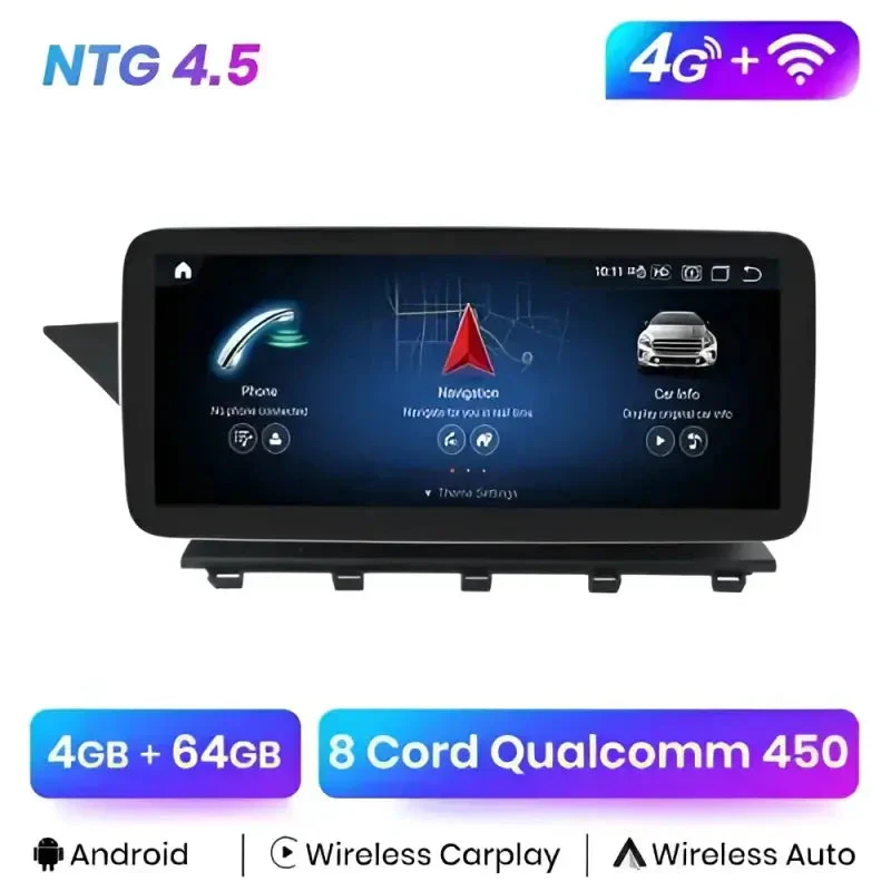 Radio Android do Mercedes-Benz GLK 250 GLK 280 GLK 300 Dedykowany (2008-2015) CarPlay Android Auto 4G WiFi GPS DSP Ekran