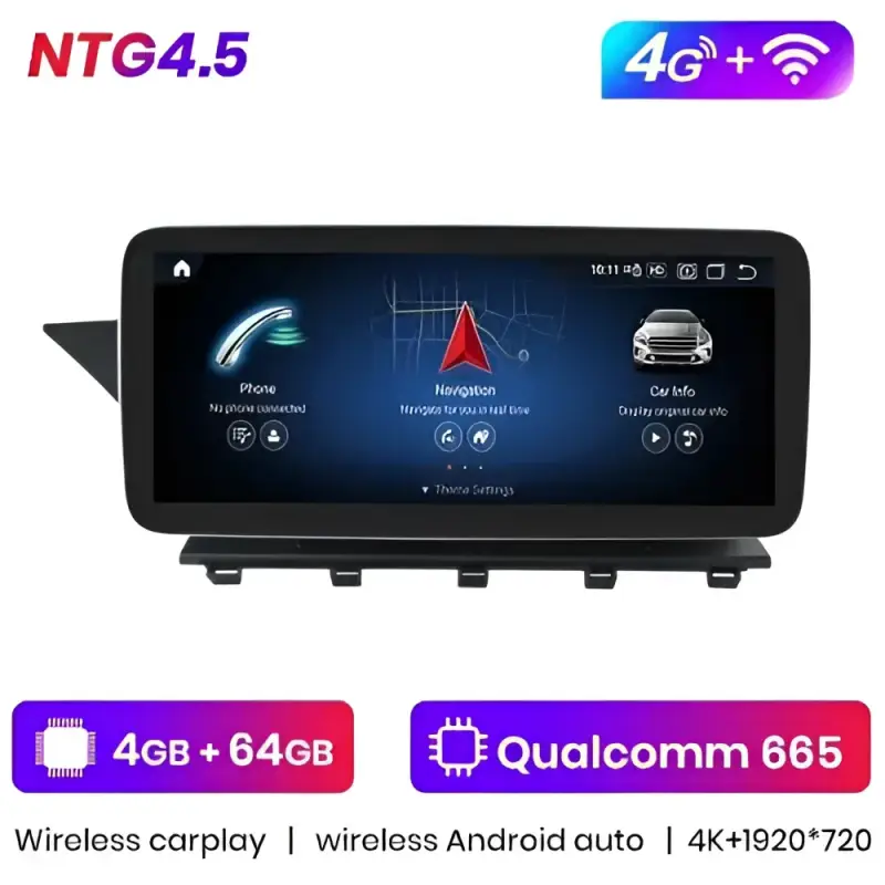 Radio Android do Mercedes-Benz GLK 250 GLK 280 GLK 300 Dedykowany (2008-2015) CarPlay Android Auto 4G WiFi GPS DSP Ekran