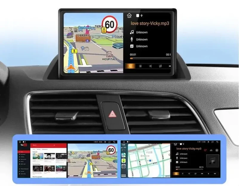 Radio Android do Audi Q3 Dedykowany (2012-2018) CarPlay Android Auto 4G WiFi GPS DSP Ekran