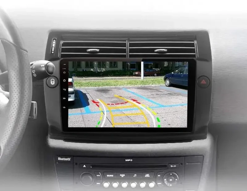 Radio Android do Citroen C4 (2004-2009) CarPlay Android Auto 4G WiFi GPS DSP