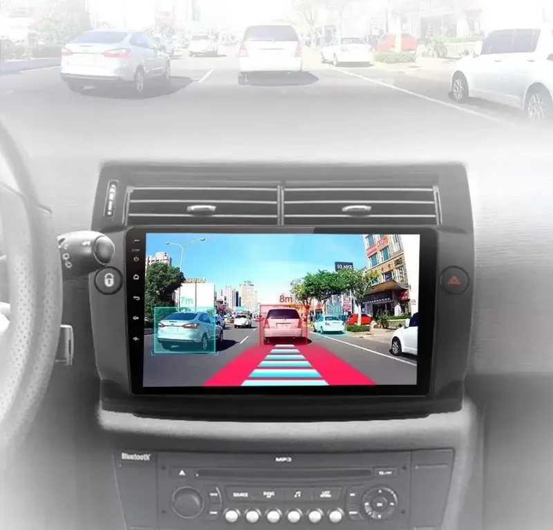 Radio Android do Citroen C4 (2004-2009) CarPlay Android Auto 4G WiFi GPS DSP