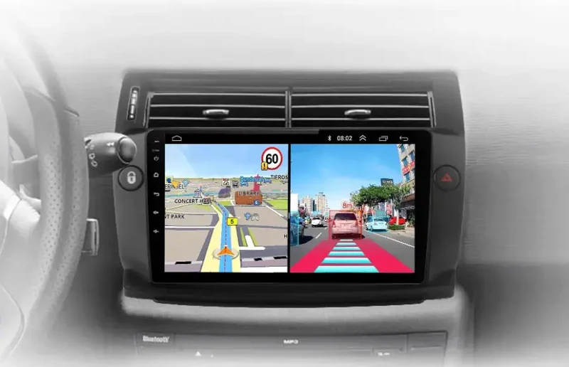 Radio Android do Citroen C4 (2004-2009) CarPlay Android Auto 4G WiFi GPS DSP