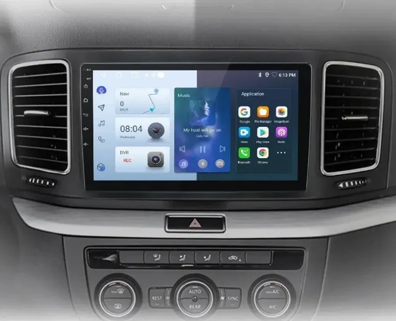 Radio Android do Volkswagen VW Sharan Multimedialne (2012-2018) CarPlay Android Auto 4G WiFi GPS DSP