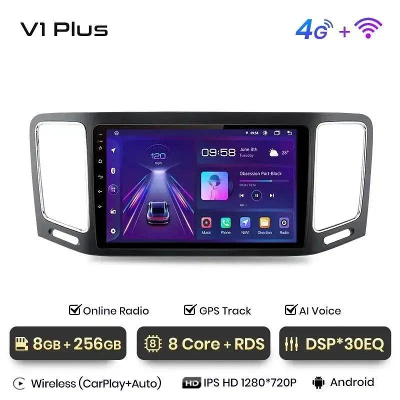 Radio Android do Volkswagen VW Sharan Multimedialne (2012-2018) CarPlay Android Auto 4G WiFi GPS DSP