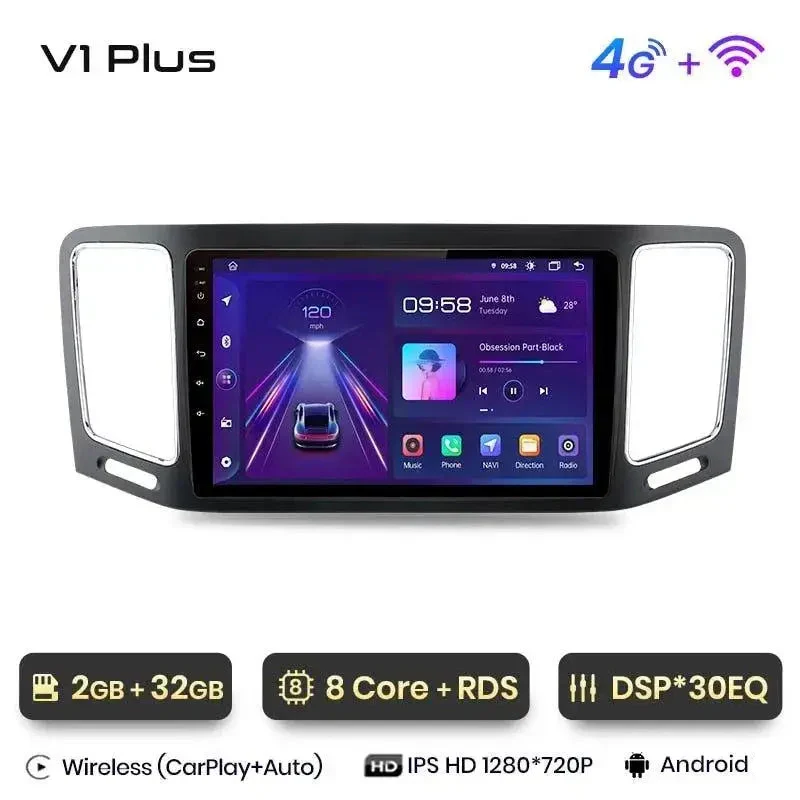 Radio Android do Volkswagen VW Sharan Multimedialne (2012-2018) CarPlay Android Auto 4G WiFi GPS DSP