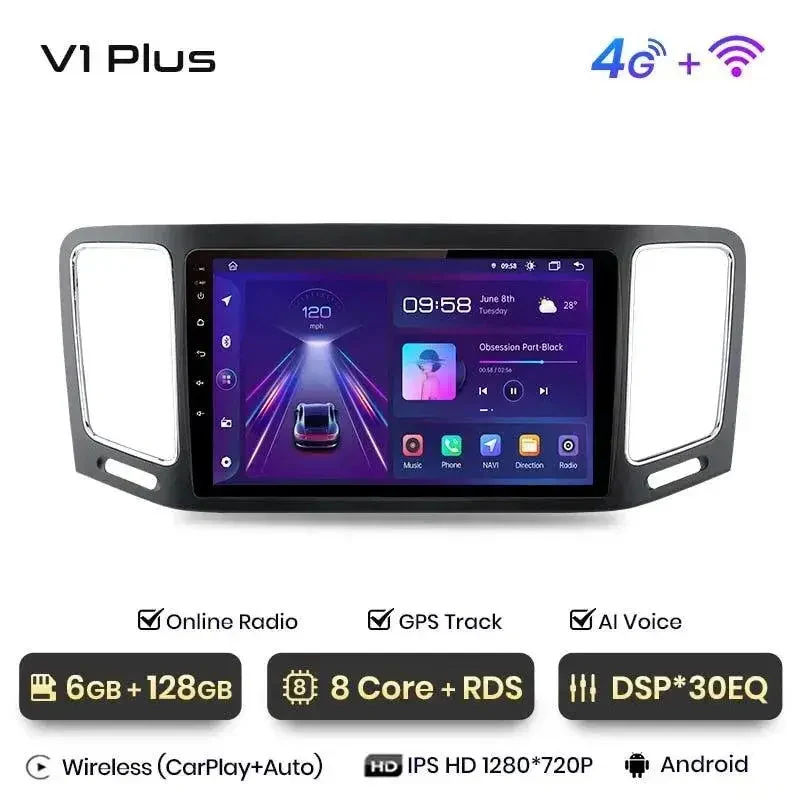 Radio Android do Volkswagen VW Sharan Multimedialne (2012-2018) CarPlay Android Auto 4G WiFi GPS DSP
