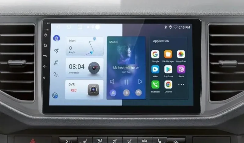 Radio Android do Volkswagen VW Crafter (2017-2021) CarPlay Android Auto 4G WiFi GPS DSP