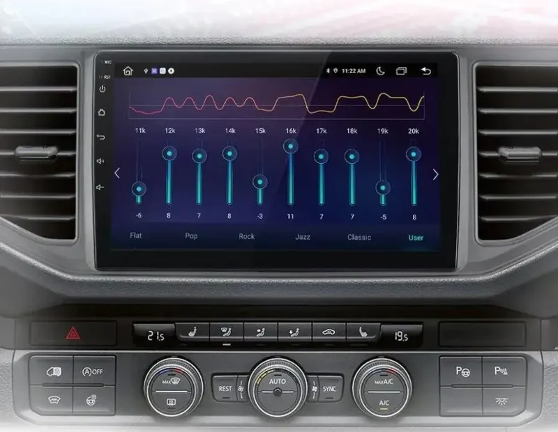 Radio Android do Volkswagen VW Crafter (2017-2021) CarPlay Android Auto 4G WiFi GPS DSP