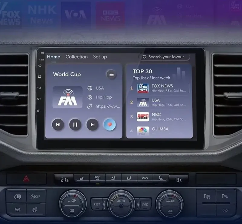 Radio Android do Volkswagen VW Crafter (2017-2021) CarPlay Android Auto 4G WiFi GPS DSP