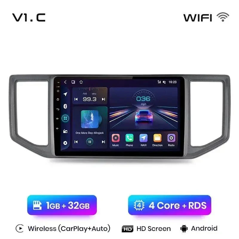 Radio Android do Volkswagen VW Crafter (2017-2021) CarPlay Android Auto 4G WiFi GPS DSP