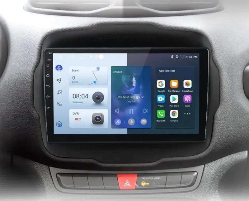 Radio Android do Jeep Renegade (2016-2020) CarPlay Android Auto 4G WiFi GPS DSP
