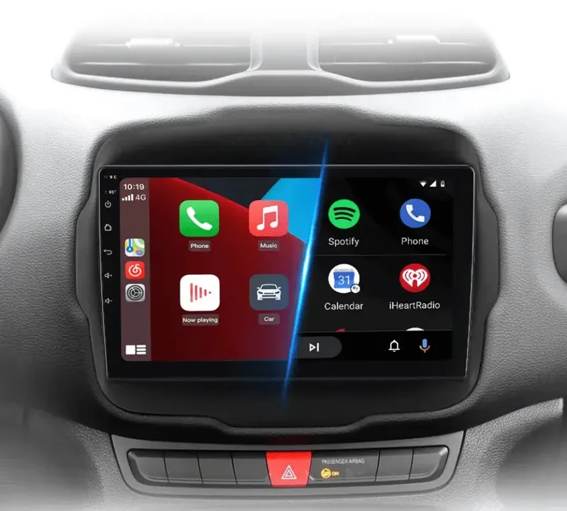 Radio Android do Jeep Renegade (2016-2020) CarPlay Android Auto 4G WiFi GPS DSP