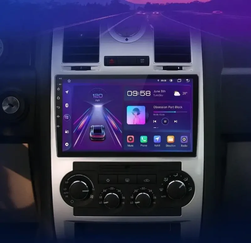 Radio Android do Chrysler 300C Aspen (2004-2008) CarPlay Android Auto 4G WiFi GPS DSP