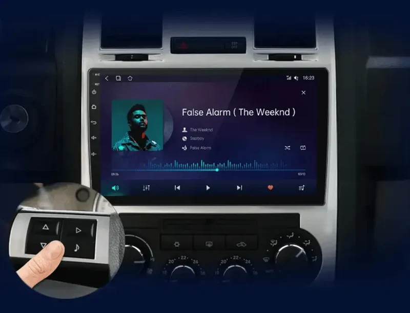 Radio Android do Chrysler 300C Aspen (2004-2008) CarPlay Android Auto 4G WiFi GPS DSP