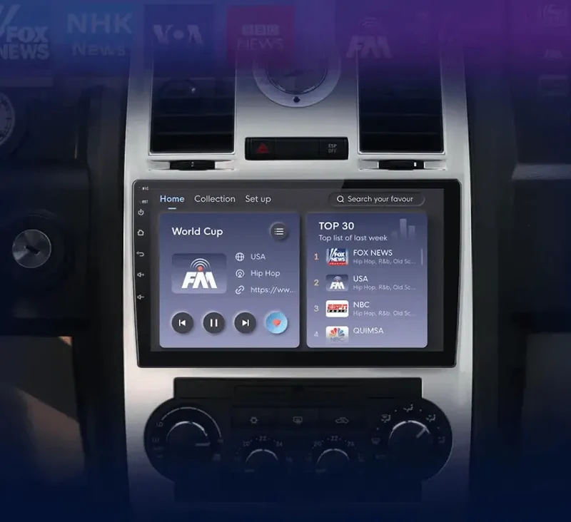 Radio Android do Chrysler 300C Aspen (2004-2008) CarPlay Android Auto 4G WiFi GPS DSP