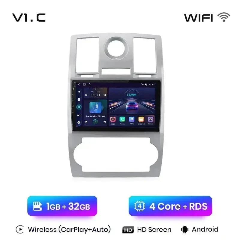 Radio Android do Chrysler 300C Aspen (2004-2008) CarPlay Android Auto 4G WiFi GPS DSP